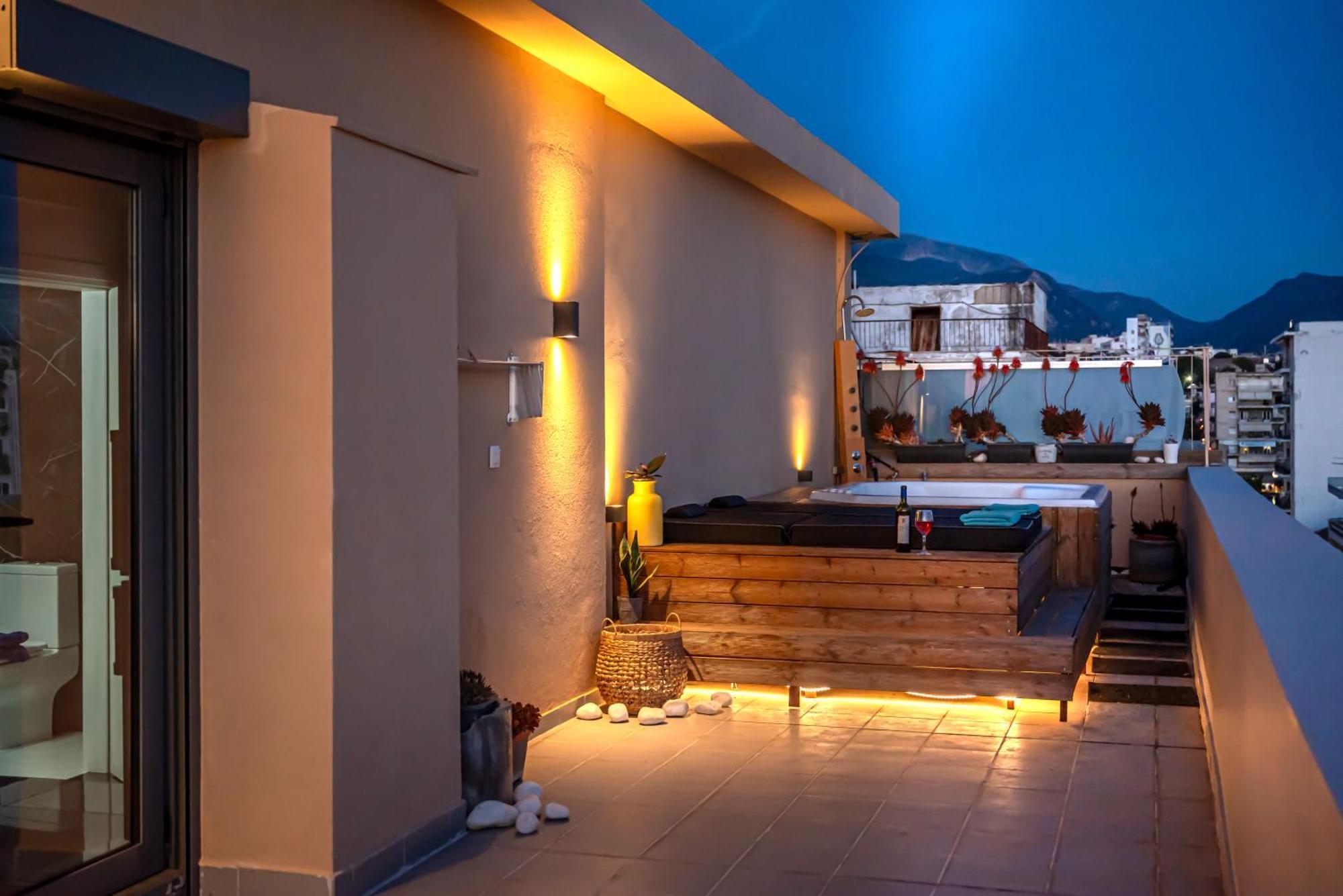 Majestic Penthouse In The Heart Of Patra Apartamento Exterior foto